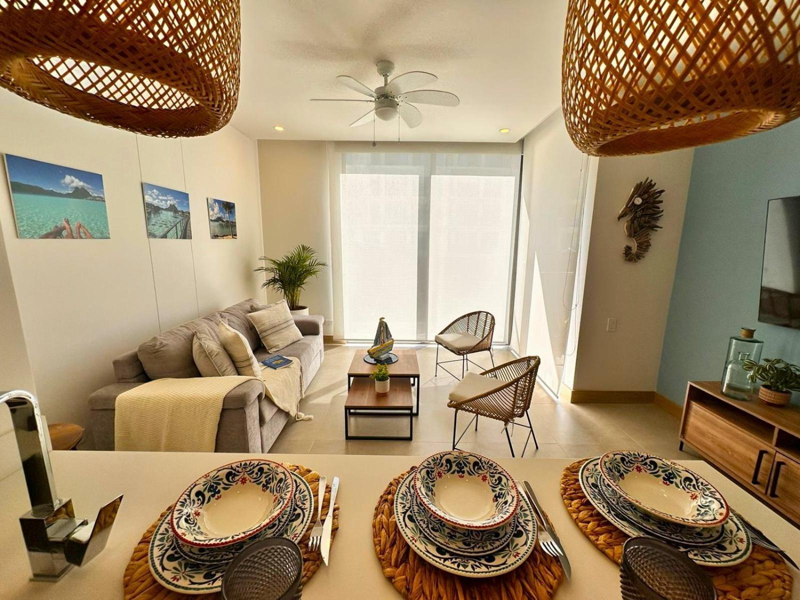 Exclusivo Resort Frente Al Mar, Playa Privada, Piscinas Cartagena Luaran gambar