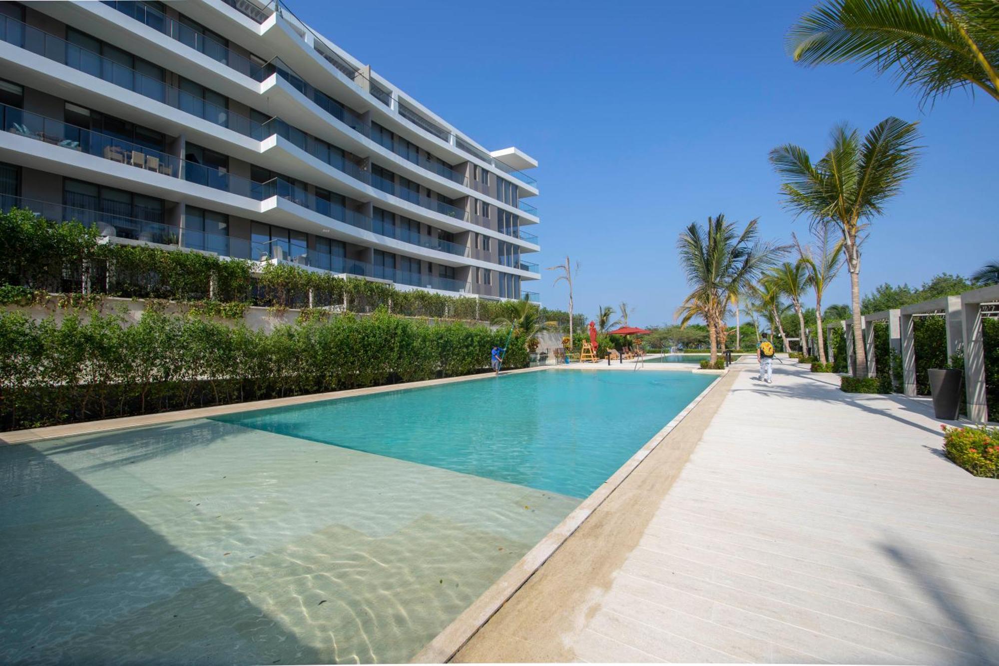 Exclusivo Resort Frente Al Mar, Playa Privada, Piscinas Cartagena Luaran gambar